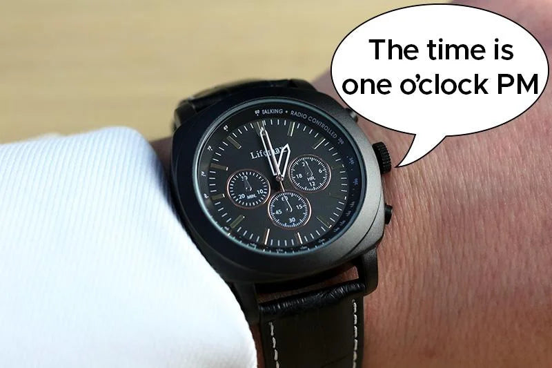 Chronograph Style Talking Atomic Watch