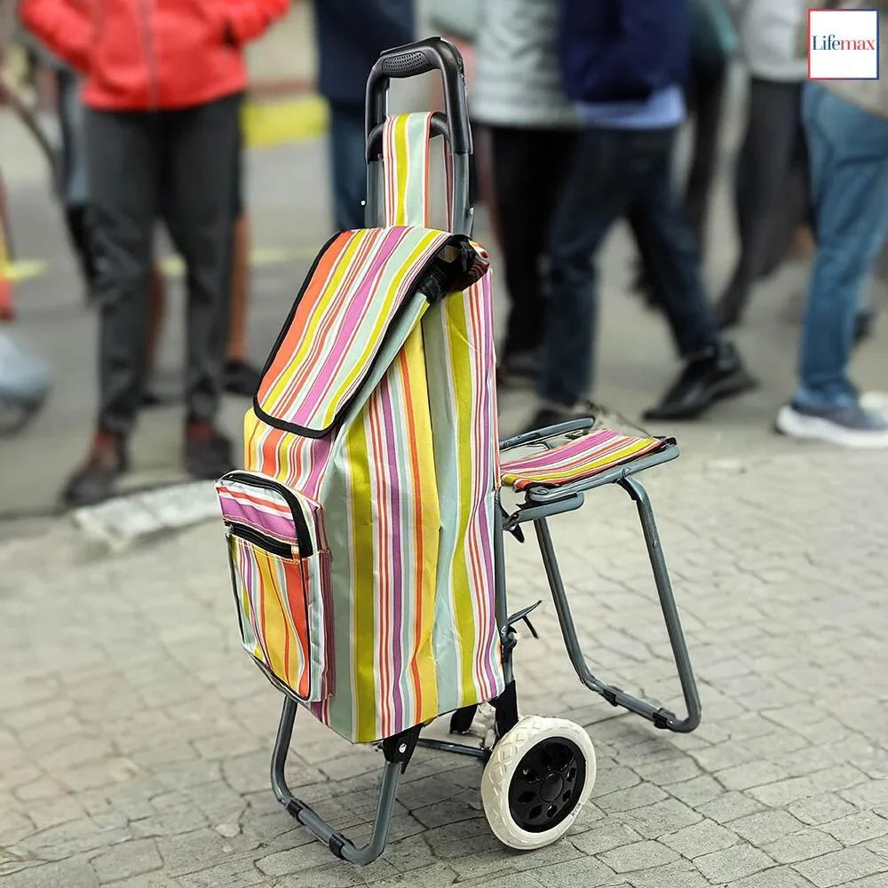 Shopping Trolley with Seat