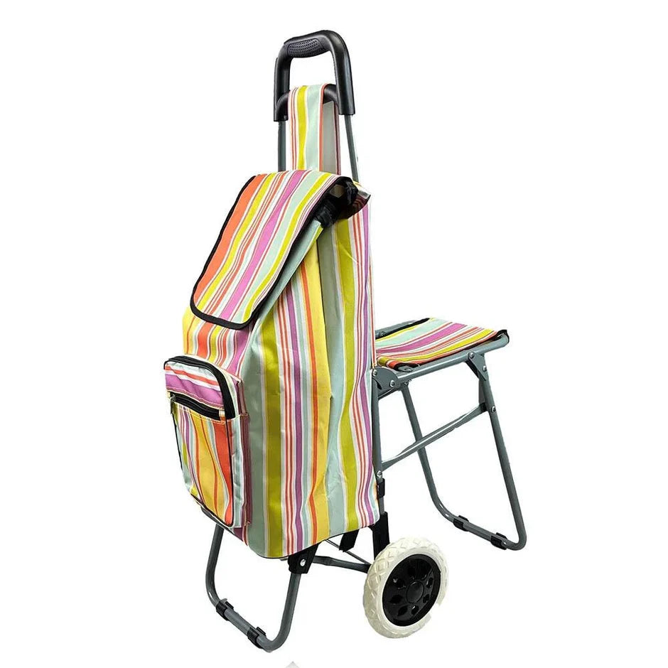 Shopping Trolley with Seat