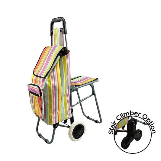 Shopping Trolley with Seat
