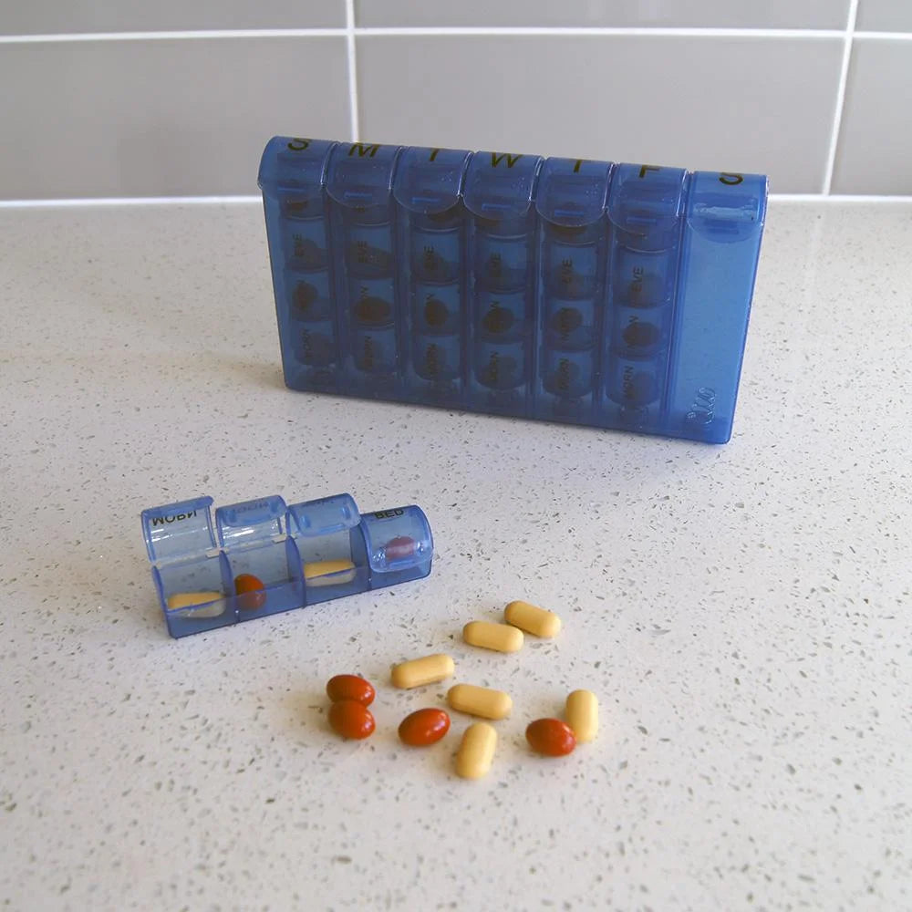 Weekly Four Dose Pill Organiser by Lifemax