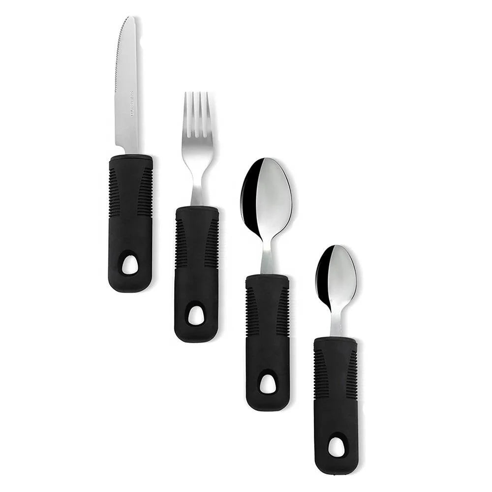 Easy Grip Cutlery - Set of 4