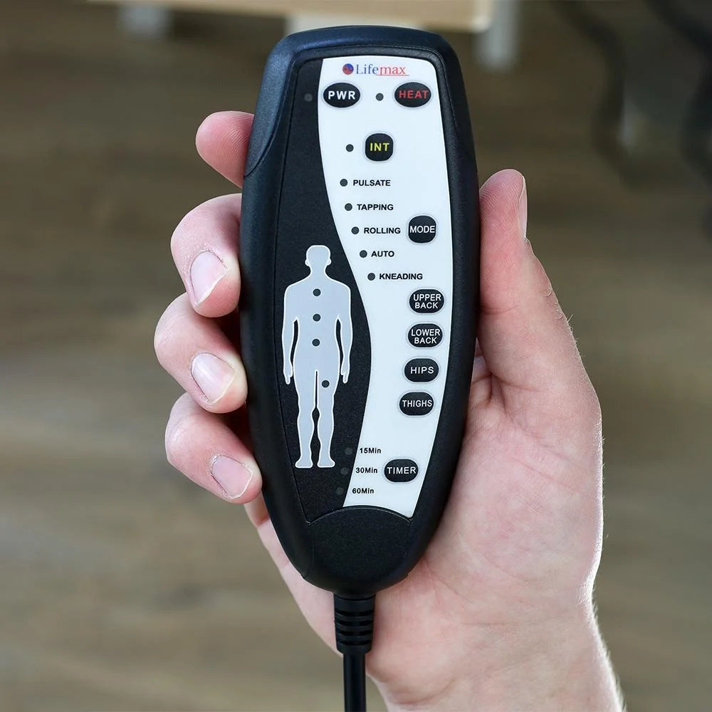 Heated Back and Seat Massager by Lifemax