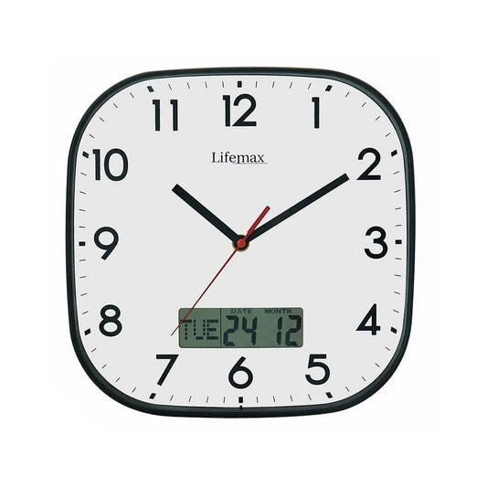 Day and Date Wall Clock by Lifemax