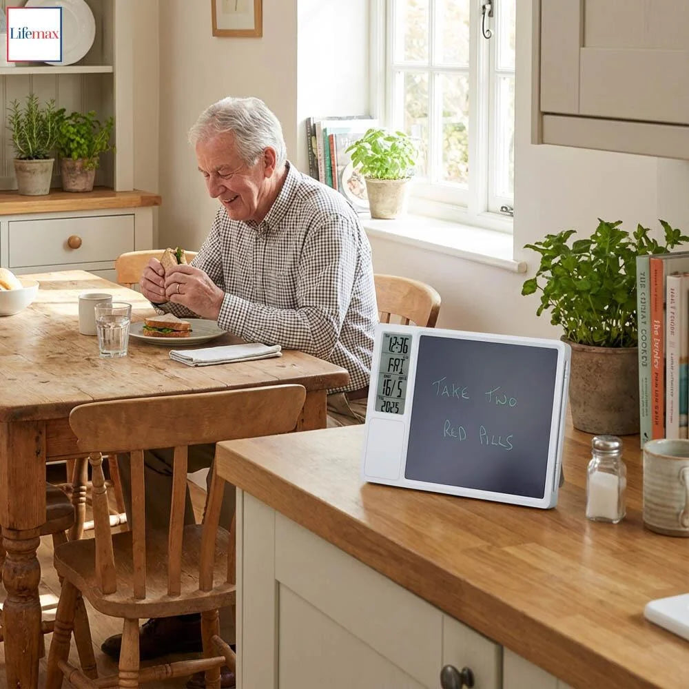 Digital Memo Board and Day Date Clock