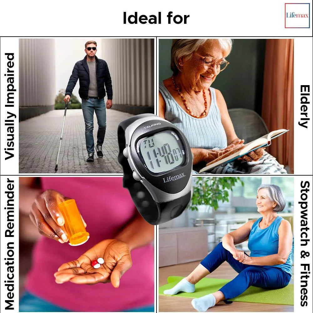 Big Digit Talking Wrist Watch by Lifemax