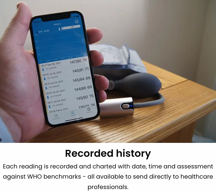 Bluetooth Blood Pressure Monitor by Lifemax