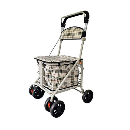 Deluxe Shopping Trolley with Seat