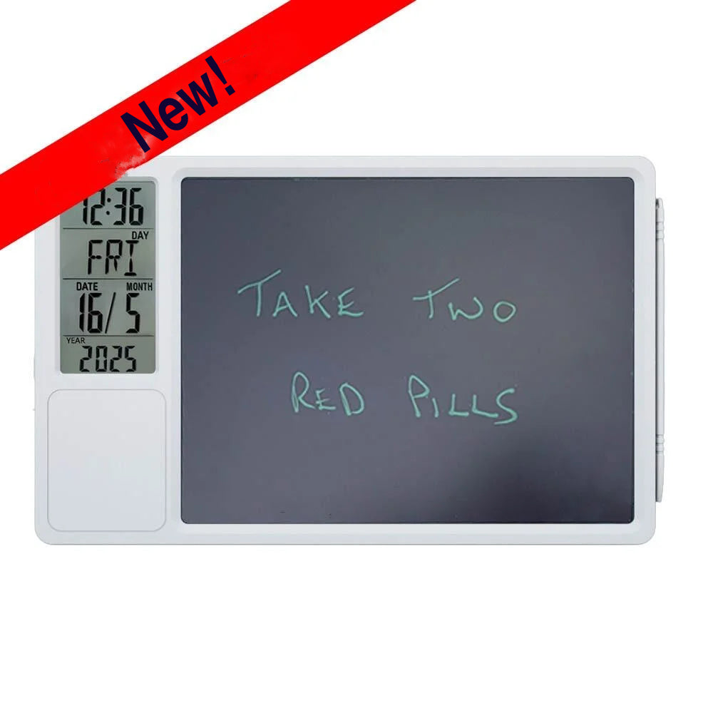 Digital Memo Board and Day Date Clock