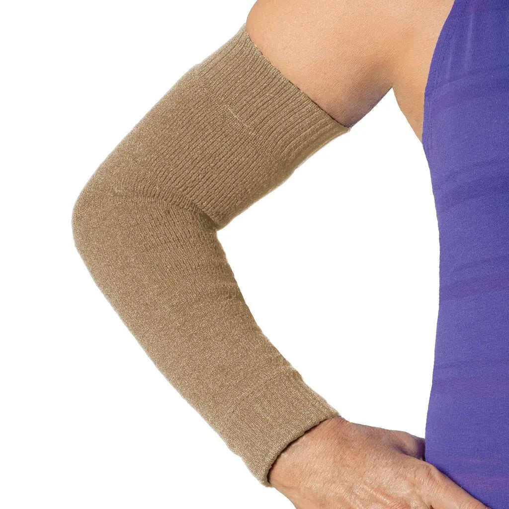 Full Arm Protector Sleeves Khaki - Light Weight. Elderly skin protection (pair) Limbkeepers