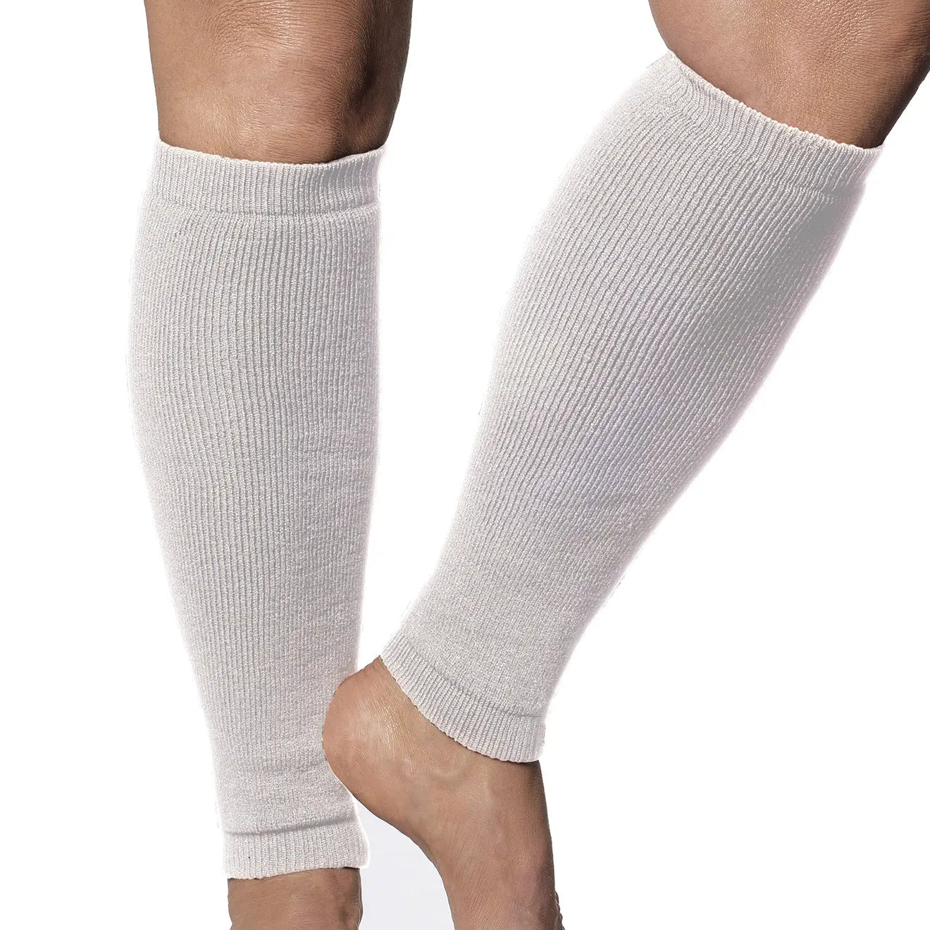 Leg Sleeves - Light Weight. Frail Skin Protectors. White